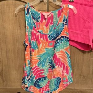 Lilly Sleeveless Silk Top